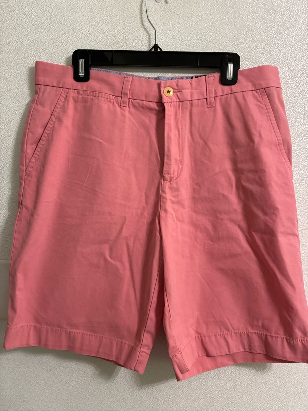 Tommy Hilfiger Coral Pink Flat Front Chino Shorts 34” classic fit
